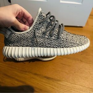 Yeezy Black and Cream Men's Shoes